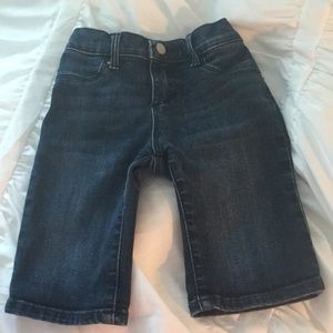 Old Navy dark wash Bermuda shorts girls